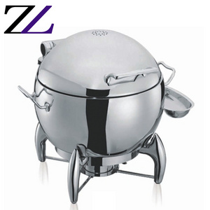 Soup chafing dish kuwait yufeh high quality fuel gas soup kettle buffet warmer set utensil stainless steel electric soup tureen