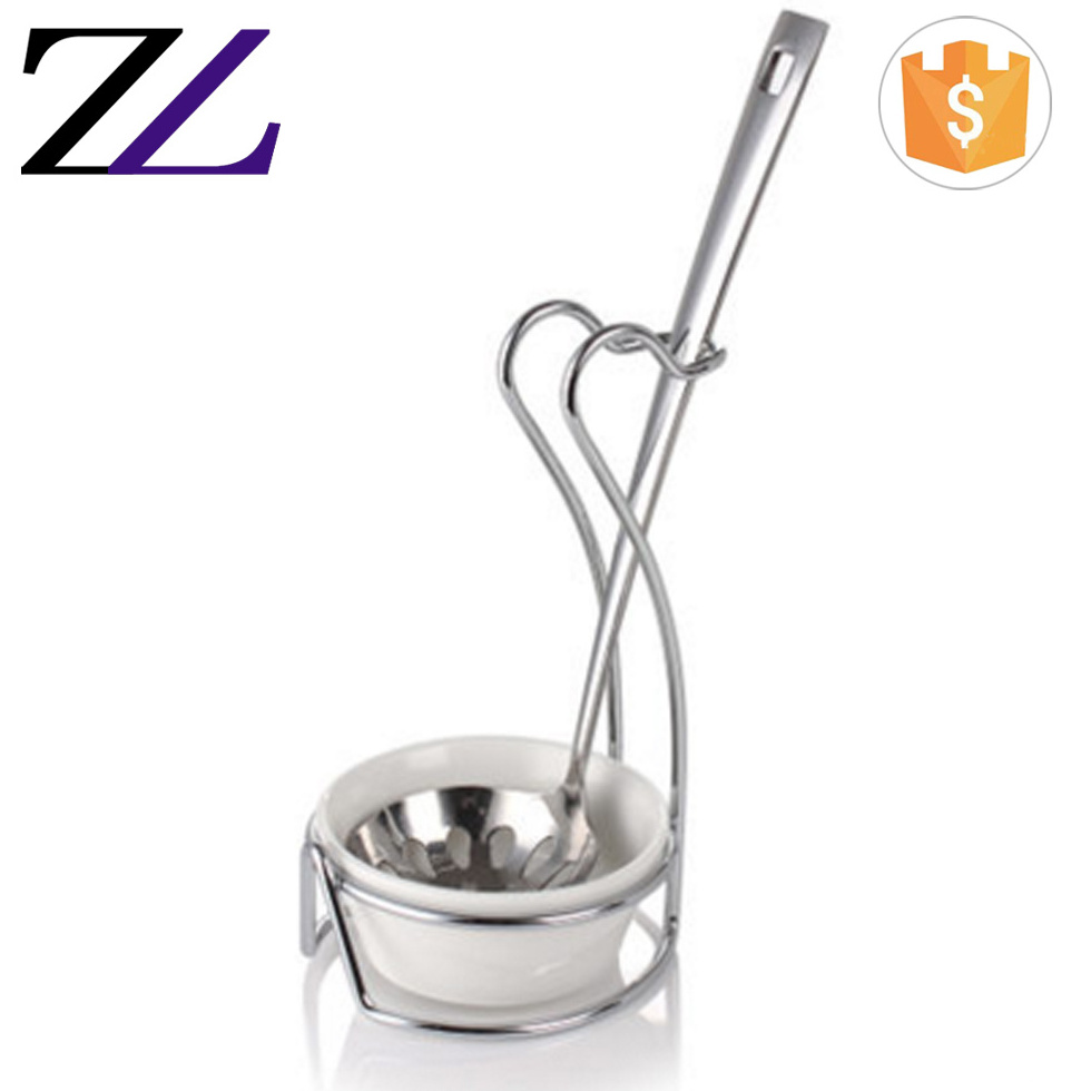 5 star luxury restaurant porcelain buffet serving set stainless steel standing soup warmer station ceramic soup tureen ladle