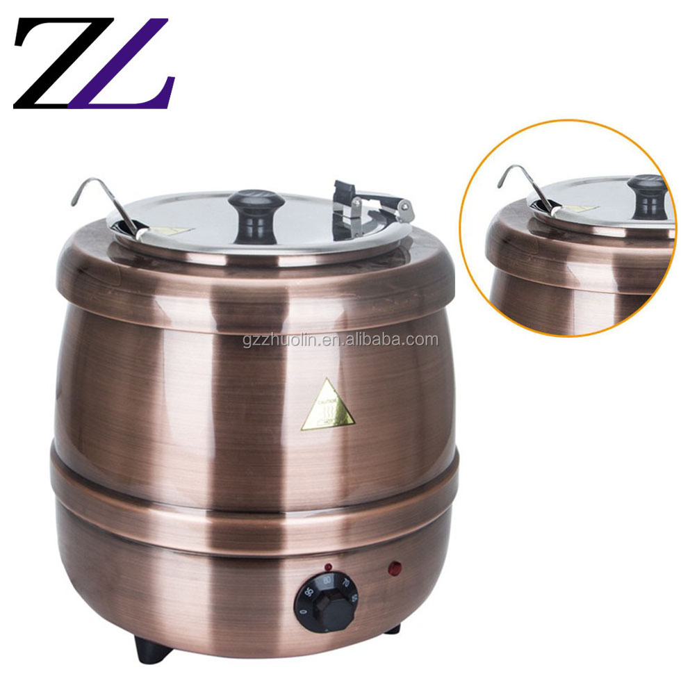 Thermos soupire en verre chafing dish station container rose gold copper soupieres electric soup kettle tourine/soup food warmer