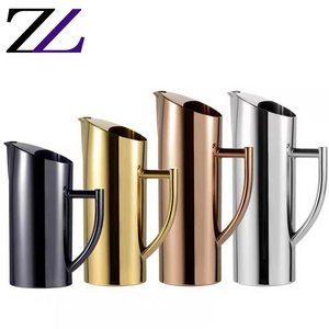 304 durable luxury tabletop clay drinking mineral arabic dallah dubai stainless steel gold black copper tea/ coffee water pot