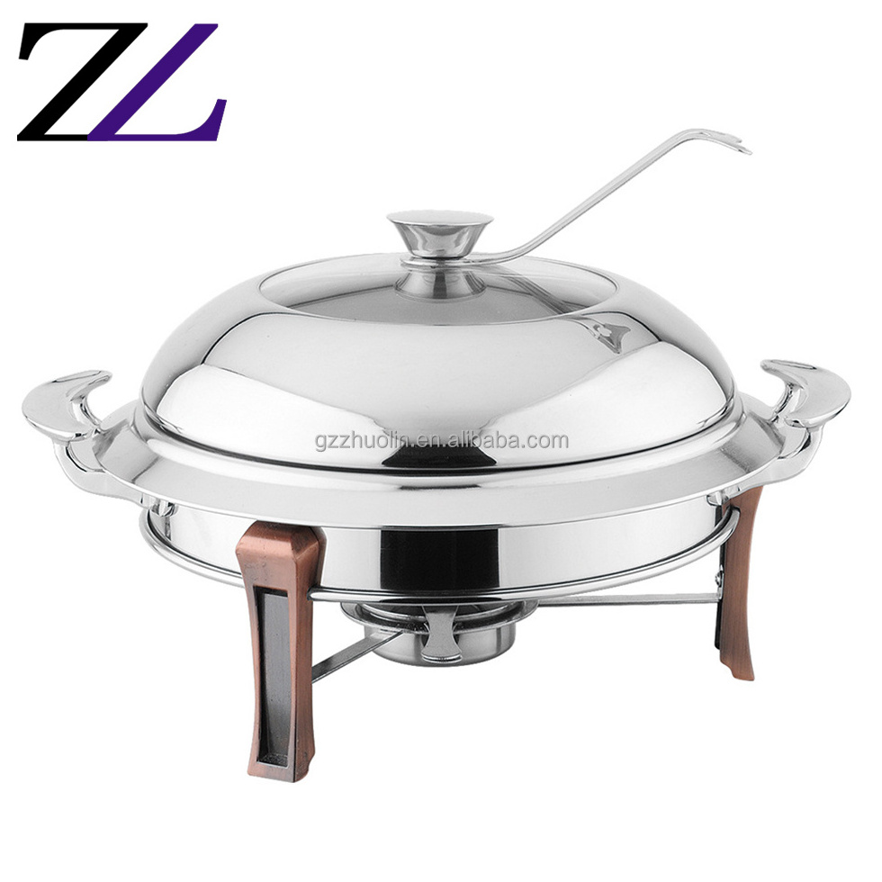 Household commercial alcohol food warmer stove chafing dish solid fuel insulated boiler seasoning restaurant small fondue pots