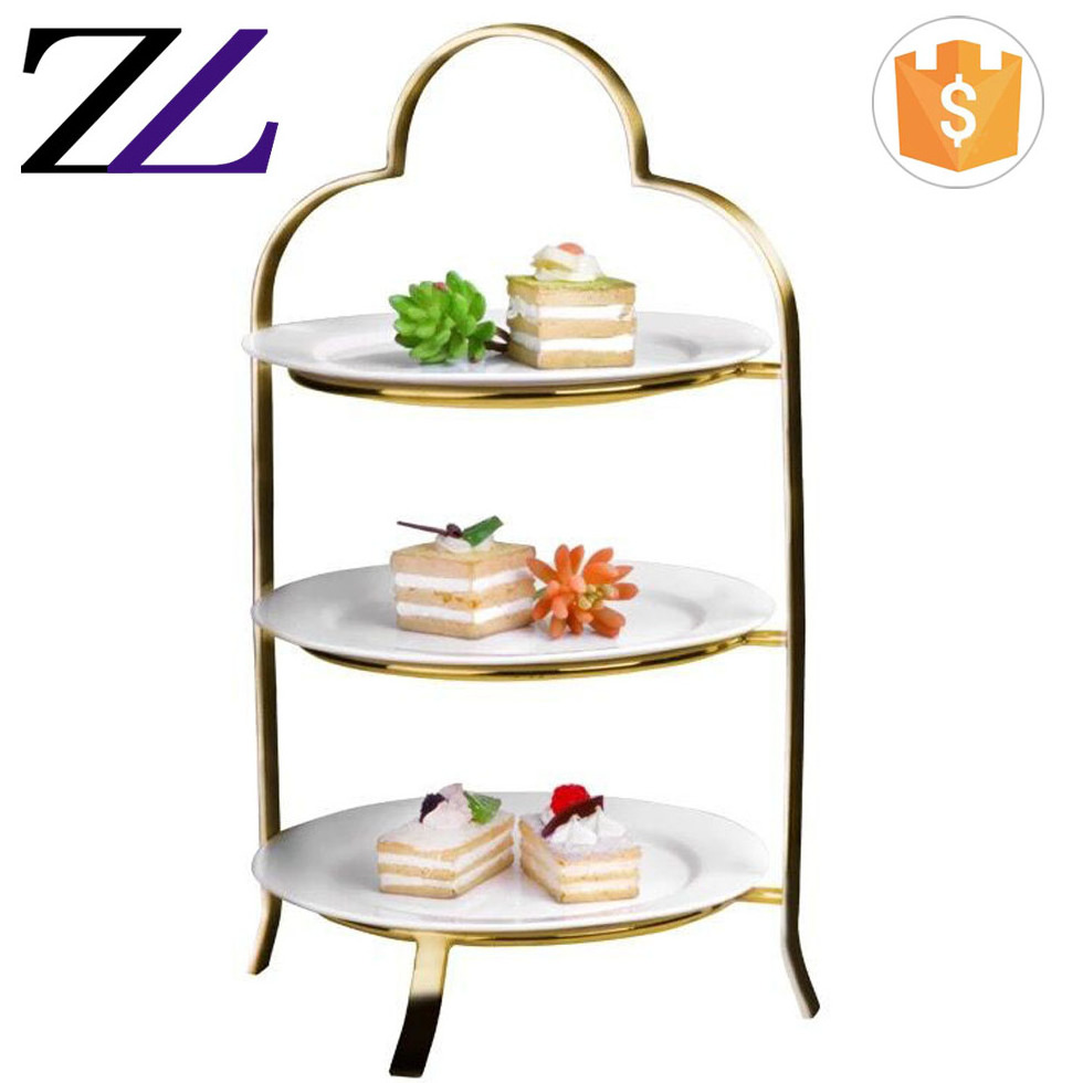 Caddy santa buffet dessert sweet display hanging 3 tier party white ceramic square food serving pan cake stand buffet server