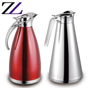 Outdoor camping restaurant buffet breakfast vaccum flask stainless steel portable thermos jebena ethiopian tea and coffee pot