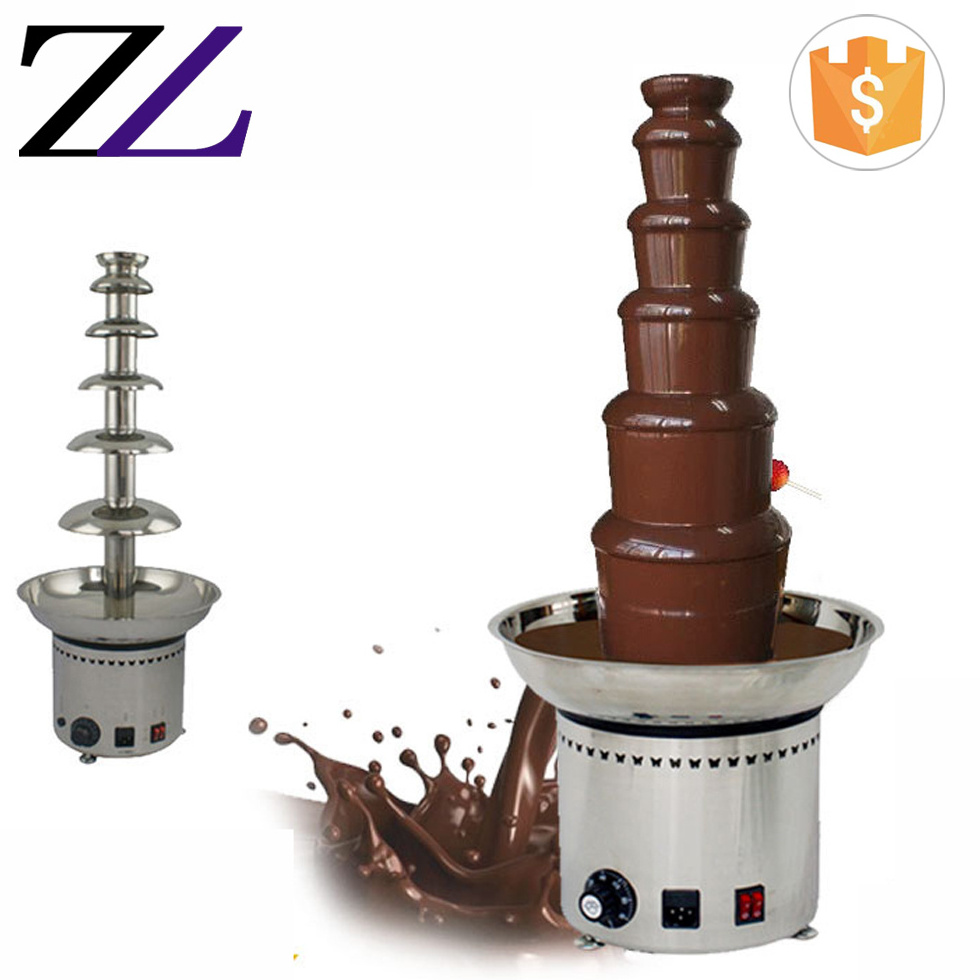 Banquet party centerpieces factory sale prices chocolate fountain machine large 7/6/5 tier sephra chocolate fountain commercial