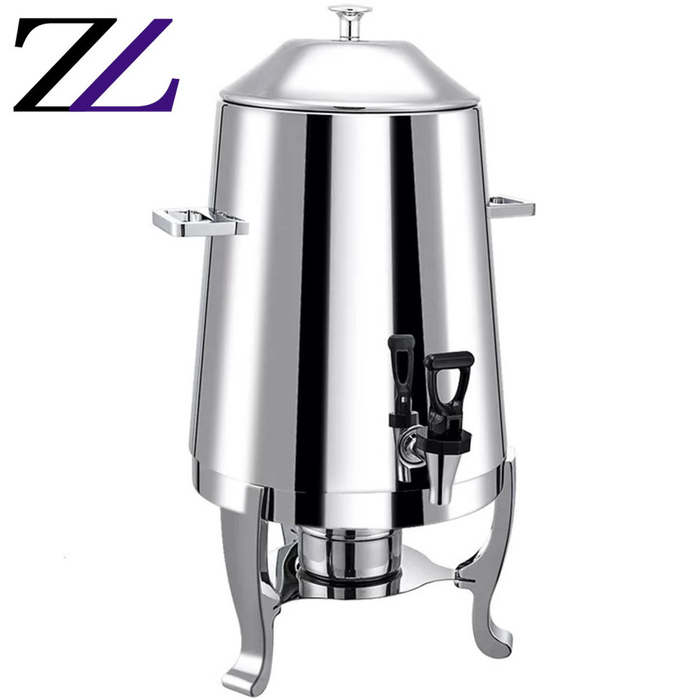 13 Liter party tabletop insulated milk coffee beverage dispenser commercial gold silver coffee urn machine hot drink dispensers