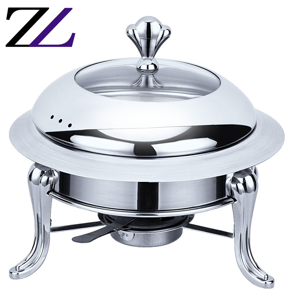 Household commercial alcohol food warmer stove chafing dish solid fuel insulated boiler seasoning restaurant small fondue pots