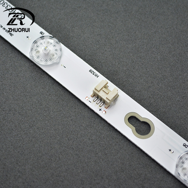 ZR-119 LED TV Strip Light Aluminum White 80 IP65 L32F1680B 32HR330M07A2 for   32inch 6v 7leds TV LED Backlight TV Spare Parts