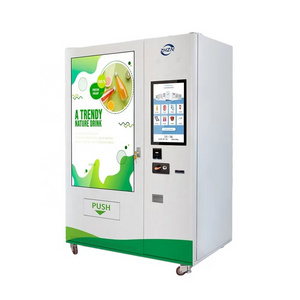 ZHZN Combo Snack Commercial Milk Vendo Espresso Brewing Automatic Korean Coffee Vending Machine