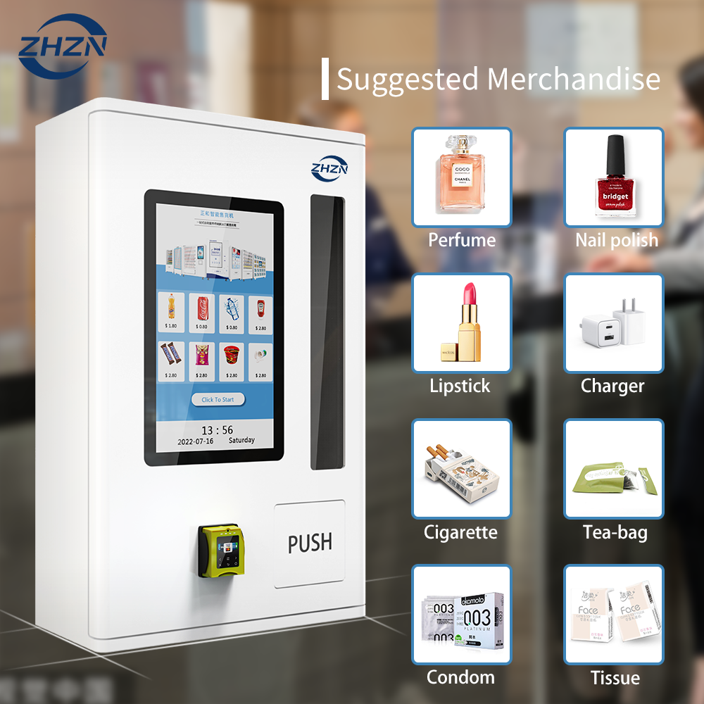 ZHZN High- tech Factory Supply Custom Makeup Beauty Cosmetics Pink Mini Vending Machine For False Lashes Vending machine