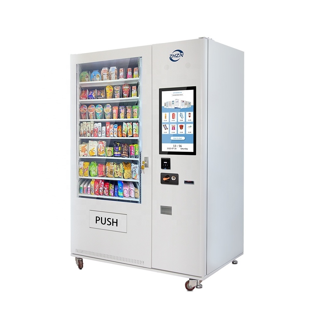 ZHZN outdoor park self vending machines for foods and drinks nail art vending machine