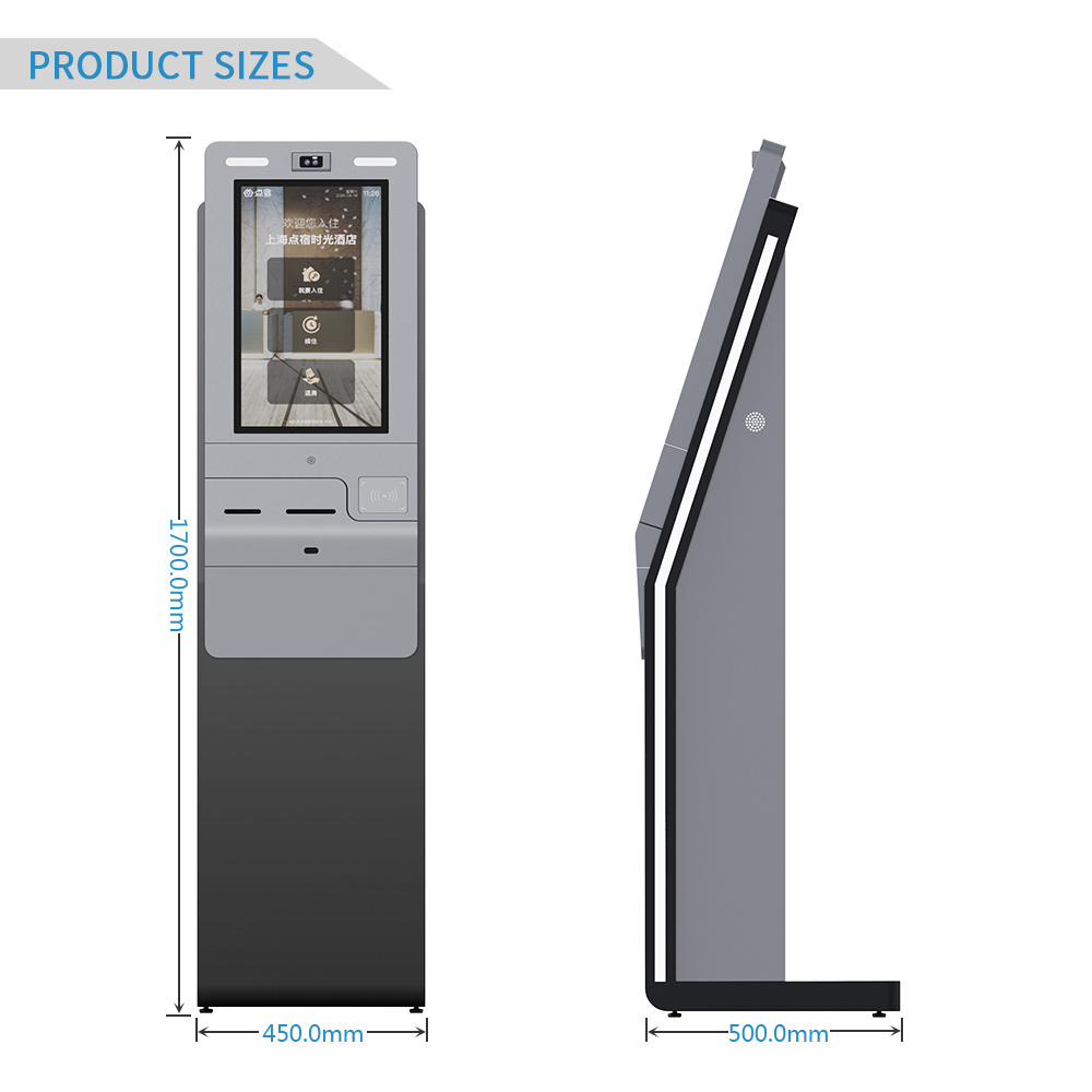 Slim Touch All in One POS System Bulk Cash Dispenser Cash Deposit and Withdraw Self Service Machine Electronic Digital