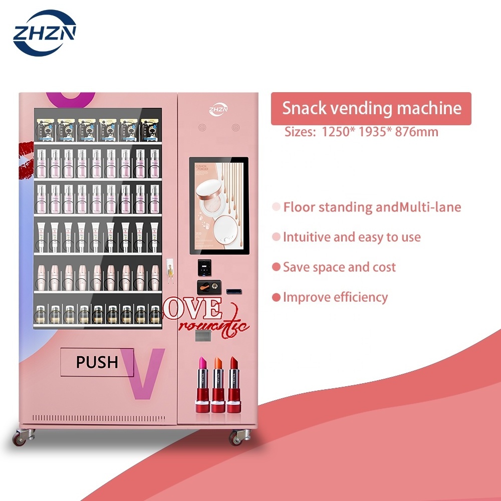 ZHZN Perfume crystal candles beauty vending machine with elevator and belt