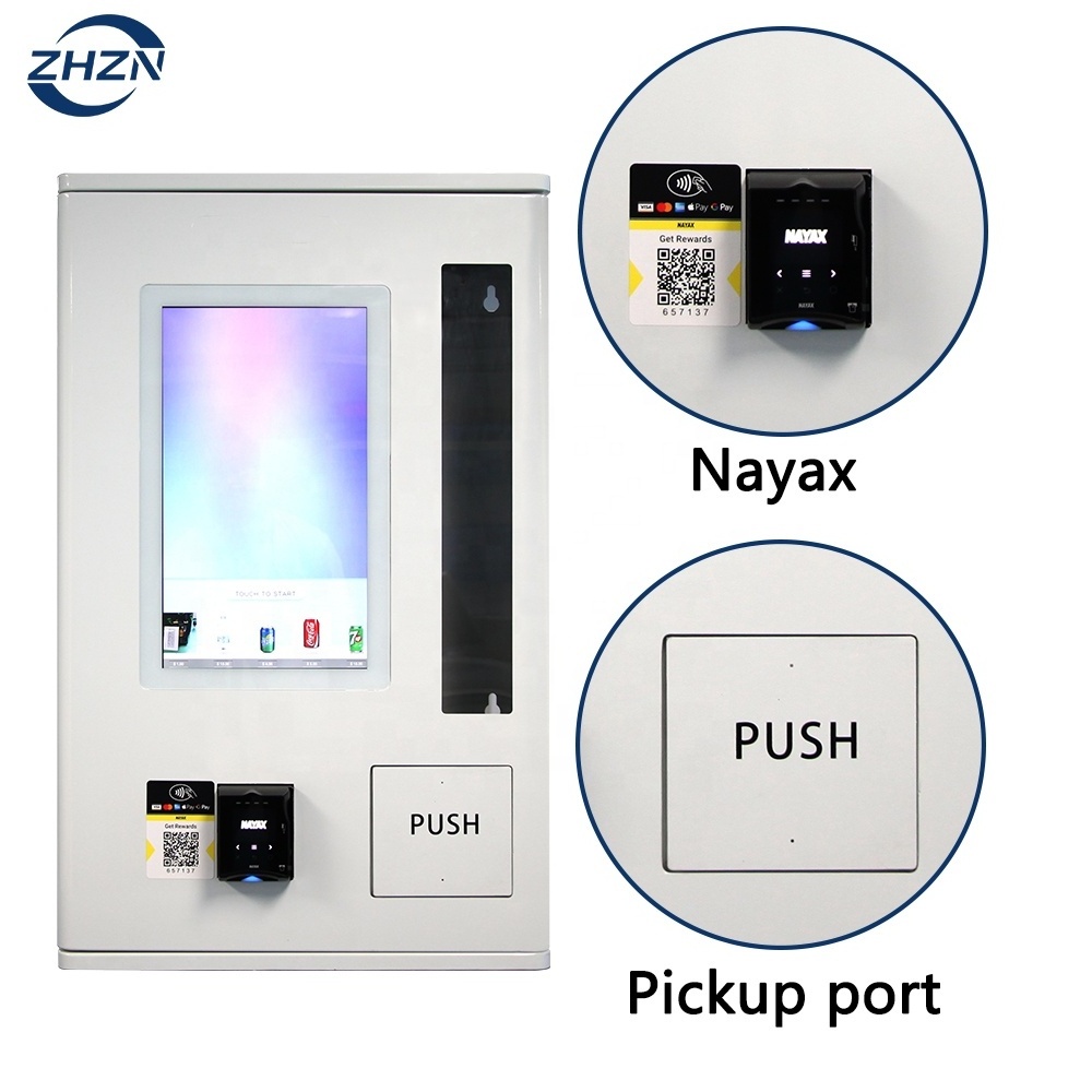 ZHZN Coin Operated Mini Wall Mounted Mobile Phone Charger Vending Machine in Bus Station