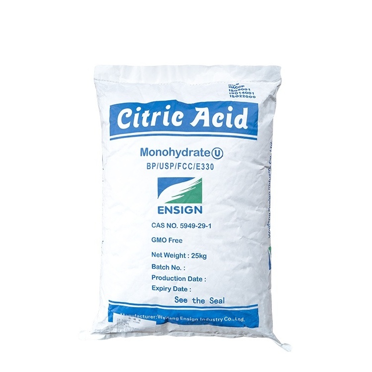 Best citric acid anhydrous and citric acid monohydrate bp93 Supplier