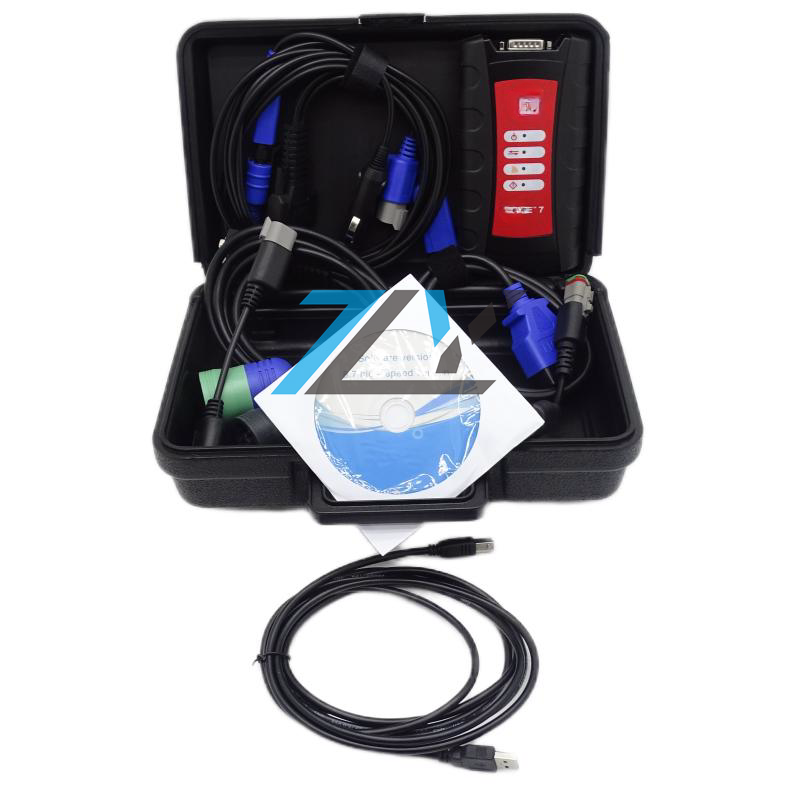 Inline 7 Truck Communication Adapter Group Tester Diagnostic Tool Kit For Cummins 7 Diagnostic Tool