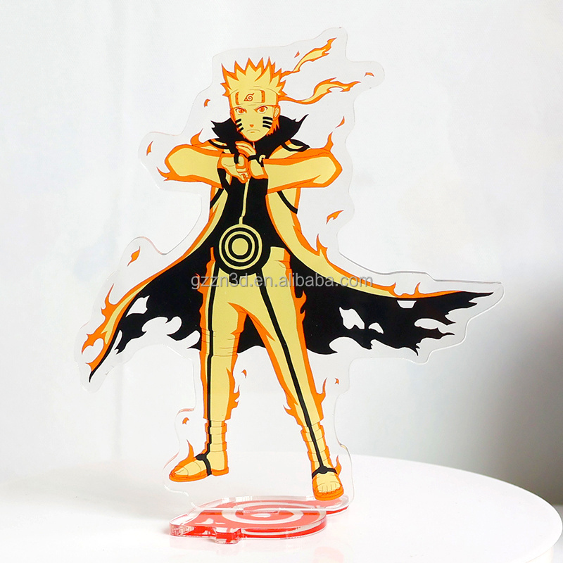 2023 New Style Acrylic Stand Plastic Desk Stand with Anime Folk Art