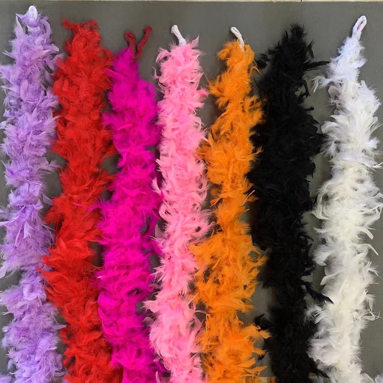 ZSY 80 gram chicken Feather Boa Multiple Color Turkey Feather Boa Fluffy Thick Feather Boas for Carnival Costumes Party Dress