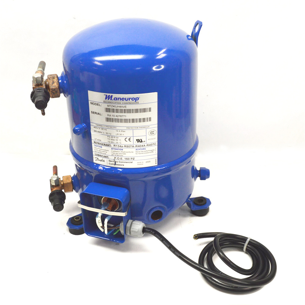 Maneurop Piston Compressor 33000 Btu  MT32 MT 32 With R22 Refrigerant MTZ32 MTZ 32 With R404A Refrigent