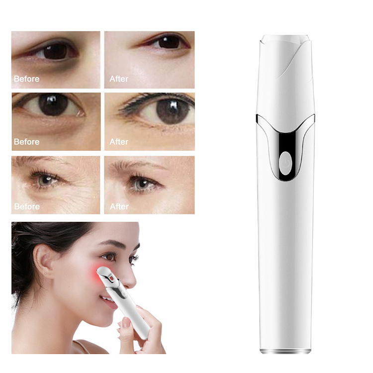 Microcurrent Facial Toning Device Skin Care Tools Red Light Therapy Device Massage Eye Facial Massager Eye Massager Pen