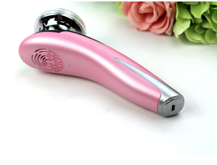 Galvanic Skin Scrubber Wrinkles Removal Led Vibration Massage Beauty Machines Face Cold Hot Ultrasonic Vibrating Facial Massager