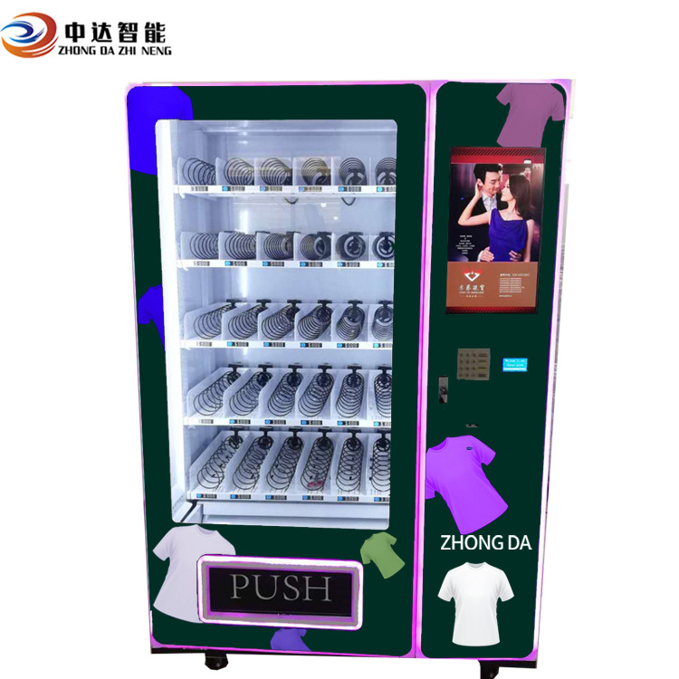 Combo clothes Vending Machine  False Lashes Vending Machine touch screen autometic maquina expendedora