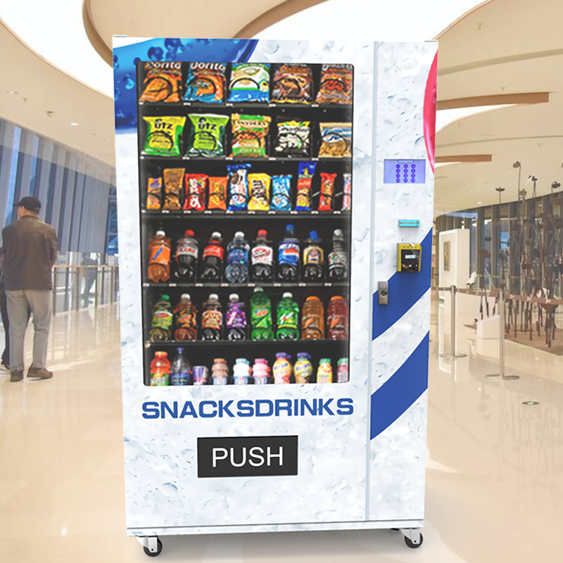 Vending Machine Snacks And Drinks & Combo Bottled Water Cold Drink Vending Machine Manufacture