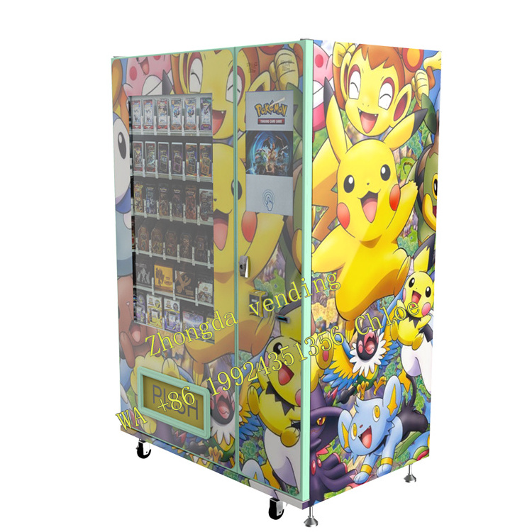 Wholesale Self Automatic Lift Game Card Vending Machine Elevator Gift Card vending machine For pokemon card