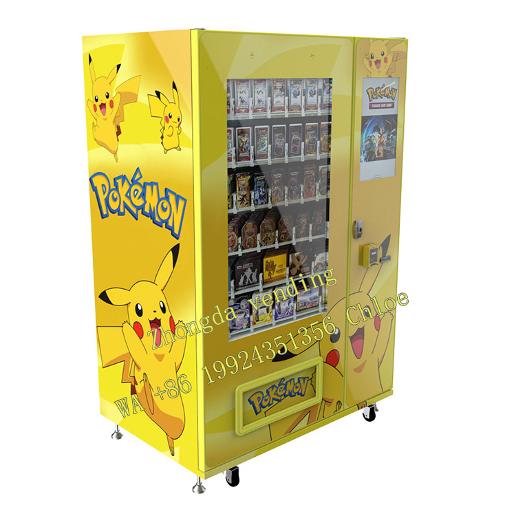 Wholesale Self Automatic Lift Game Card Vending Machine Elevator Gift Card vending machine For pokemon card