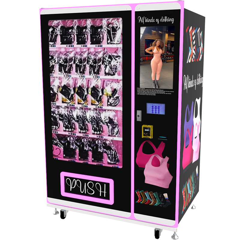 Zhongda Custom OEM ODM Self-service Smart Clothing Vending Machine T-shirt Shoes Clothes Umbrella Clothing Vending Machine