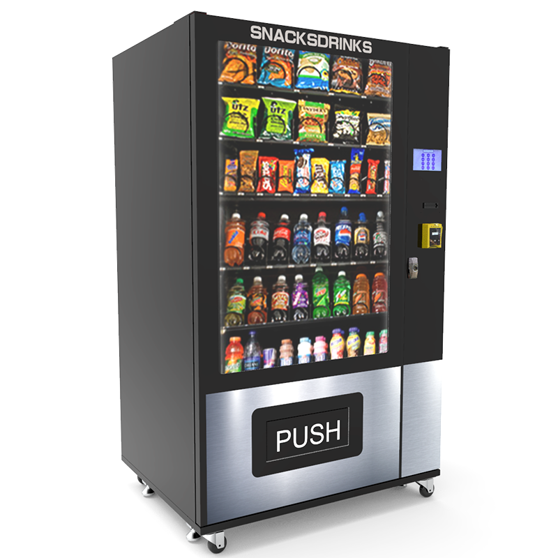 Vending Machine Snacks And Drinks & Combo Bottled Water Cold Drink Vending Machine Manufacture