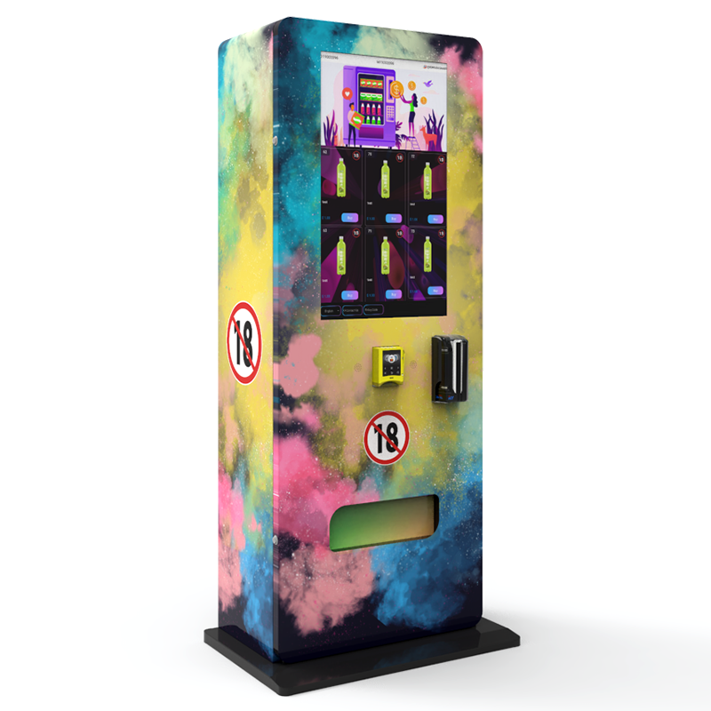 Modern 32-Inch Touch Screen Electronics Tobacco Vending Machine with Age Verification SDK Function