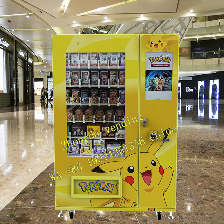 Wholesale Self Automatic Lift Game Card Vending Machine Elevator Gift Card vending machine For pokemon card