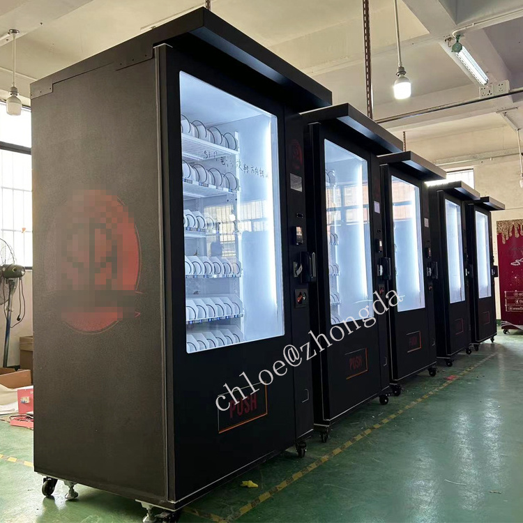 Zhongda High Tech Vending Machines Sale Cold Drink Vend Waterproof Outdoor Vending Machine