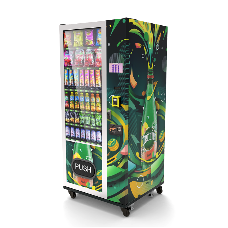 Verkaufsautomat Sticker customized retail items self-service fresh juice vending machine water snack vending machine for foods and drinks maquina expendedora