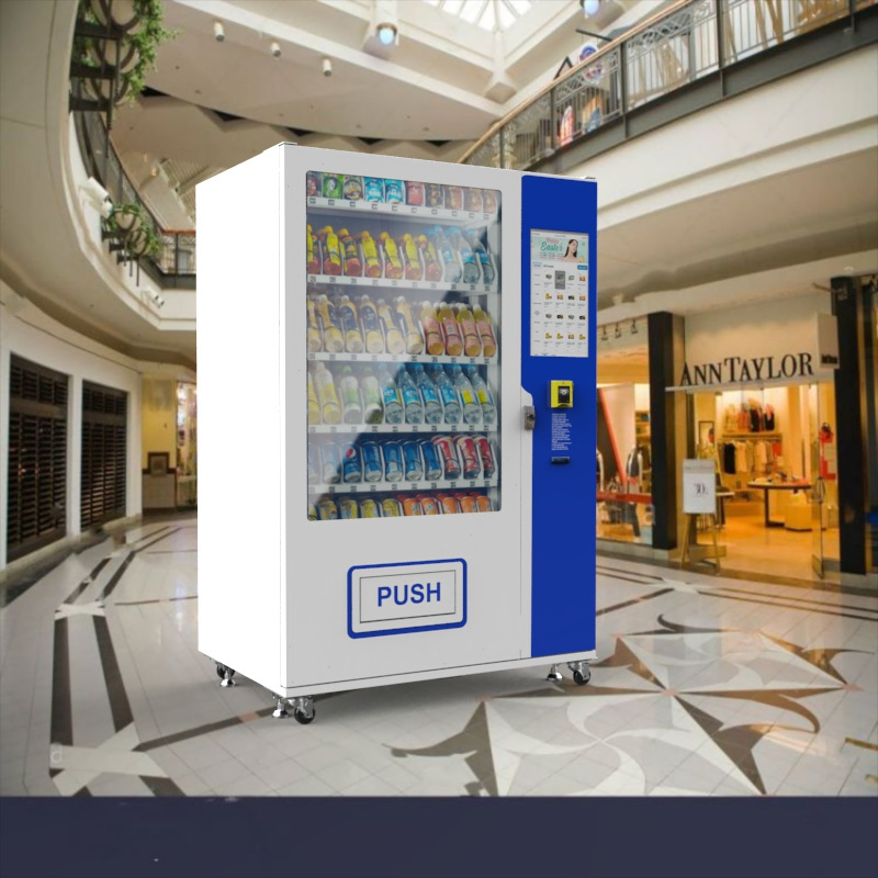 New Developed Popularly Cup Cake Or Fragile Products Vending Machines With Elevator System