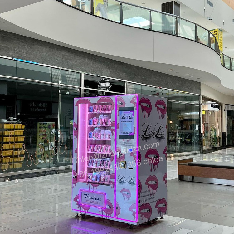 Electronics Touch Screen Cosmetics Hair Perfume Lipstick Vending Machine For Sale