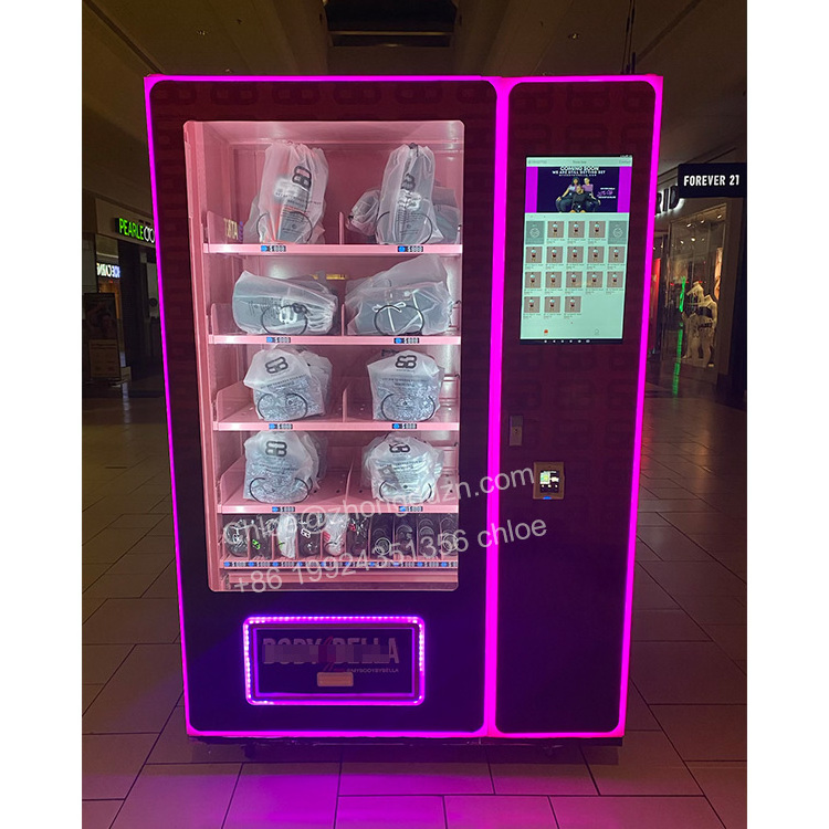 Electronics Touch Screen Cosmetics Hair Perfume Lipstick Vending Machine For Sale