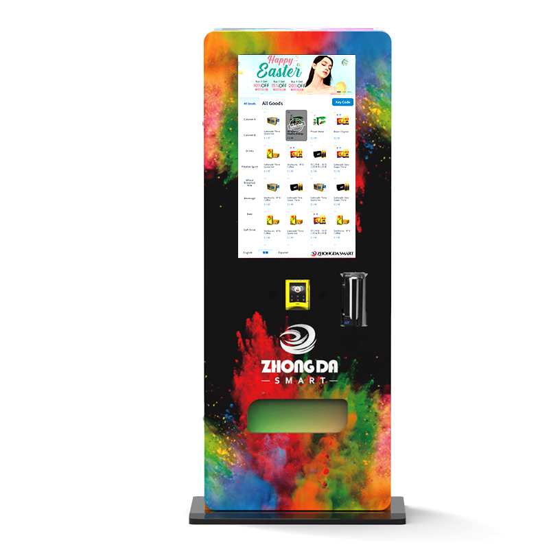 Wall Vending  Machine Free Standing sale US id card reader vending machine with age verification 21+