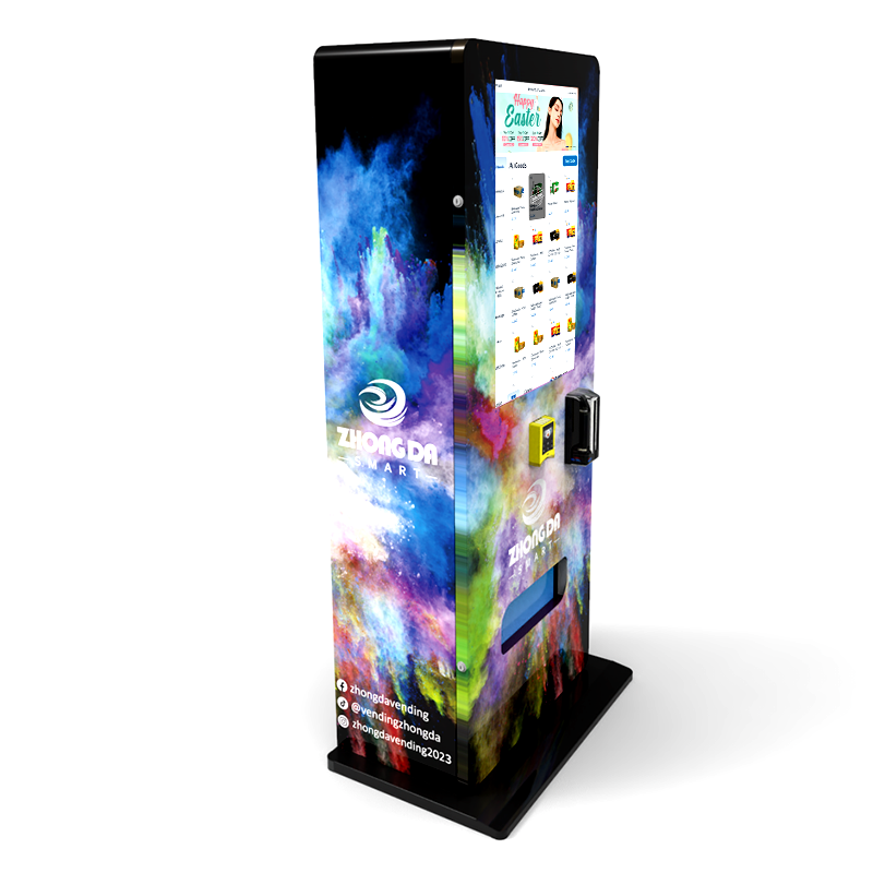 Wall Vending  Machine Free Standing sale US id card reader vending machine with age verification 21+