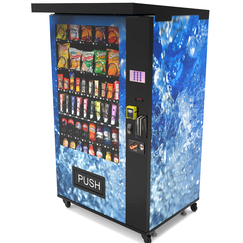 Zhongda High Tech Vending Machines Sale Cold Drink Vend Waterproof Outdoor Vending Machine