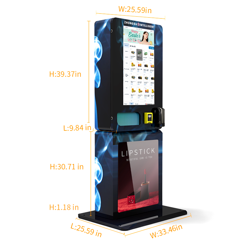 Cheap Price Free Stand Cigarette Vending Machine With Age verification Small Vend Machine For Sale