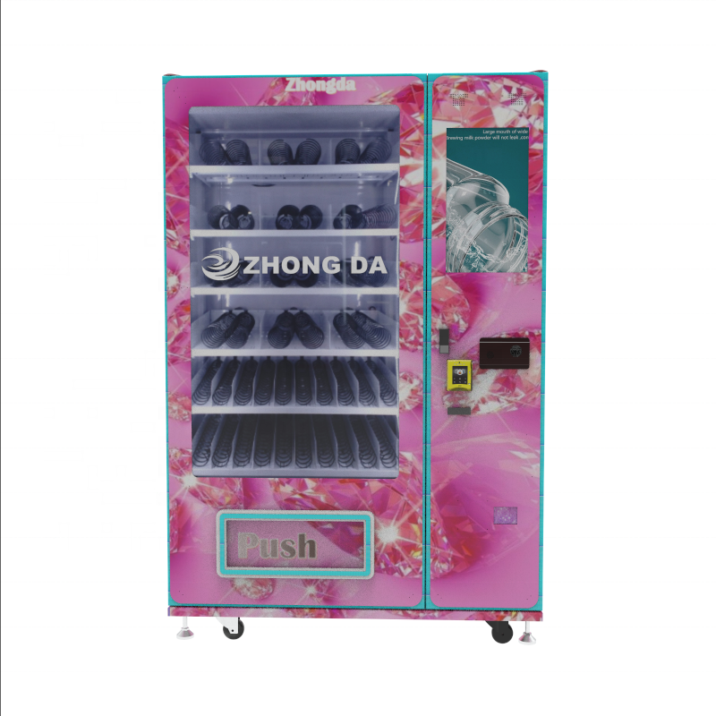 Perfume crystal candles beauty vending machine with elevator and belt