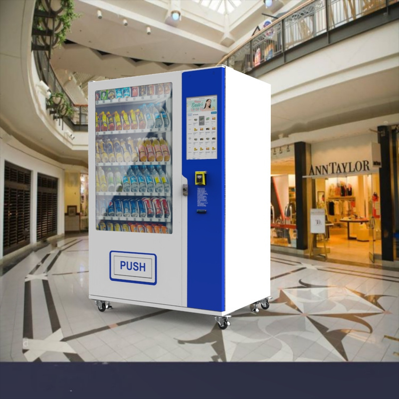 New Developed Popularly Cup Cake Or Fragile Products Vending Machines With Elevator System