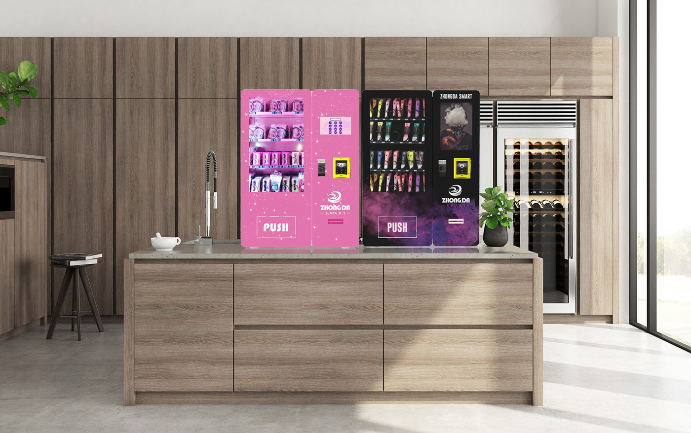 Business machine Self Service Tabletop cosmetic mini beauty Vending Machine With Card Reader Operated