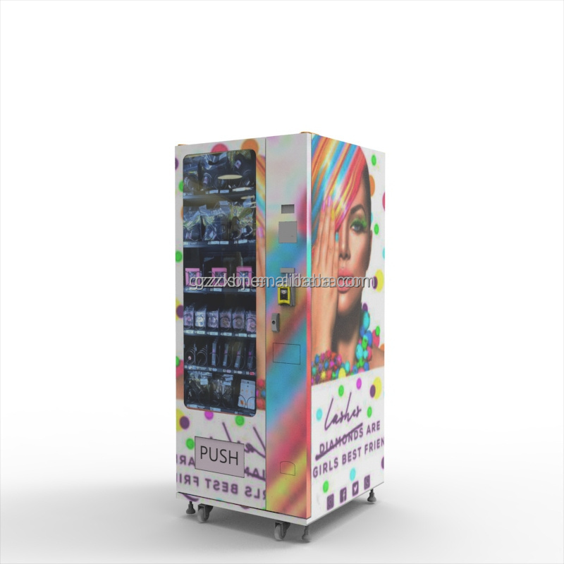 American standard mini vending machine for false lashes video booth