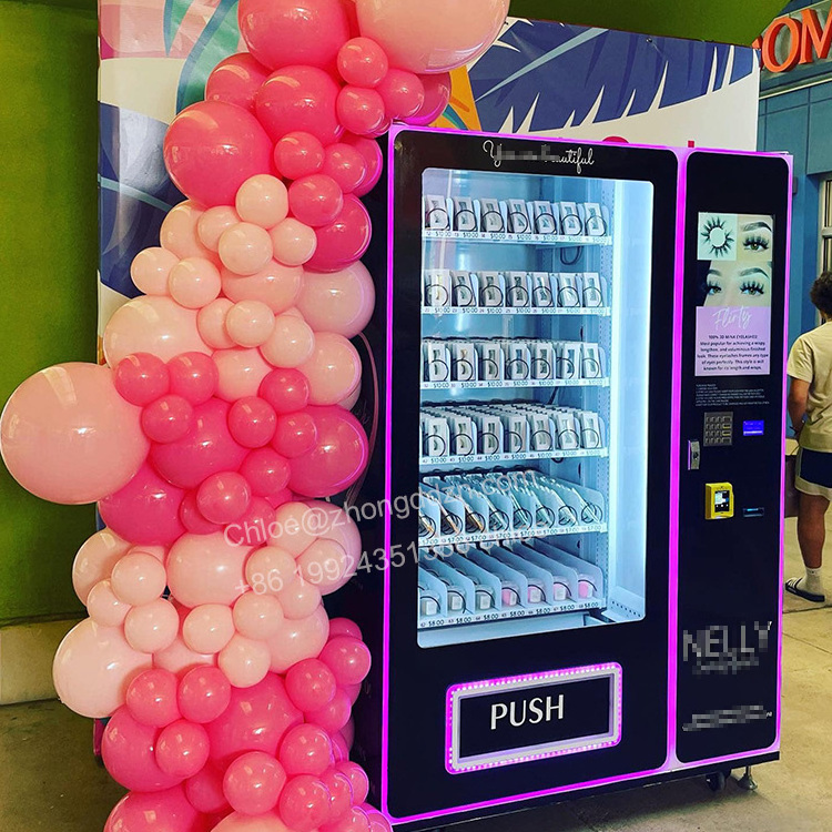 Wholesale Self Automatic Eyelash Vending Machine Beauty Makeup Product Vending Machine