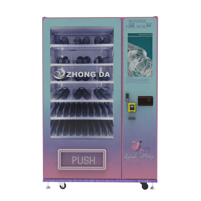 Perfume crystal candles beauty vending machine with elevator and belt