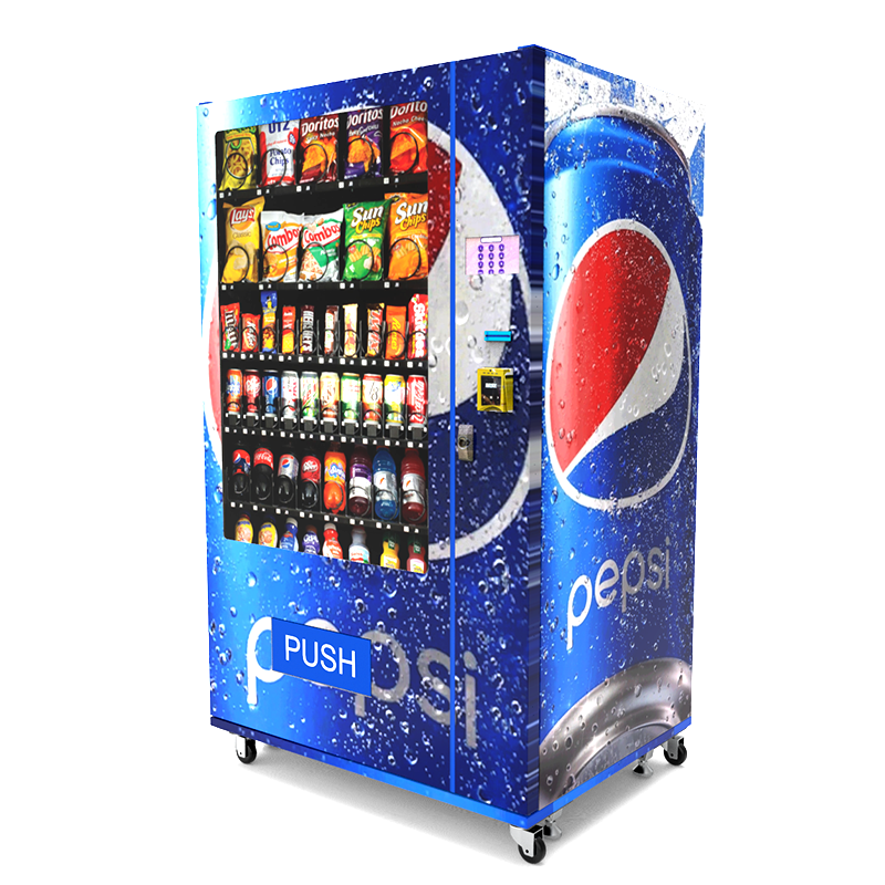 Simple Maintenance Portable Cold Drink Vending Machines Outdoor Cold Drink Vending Machine