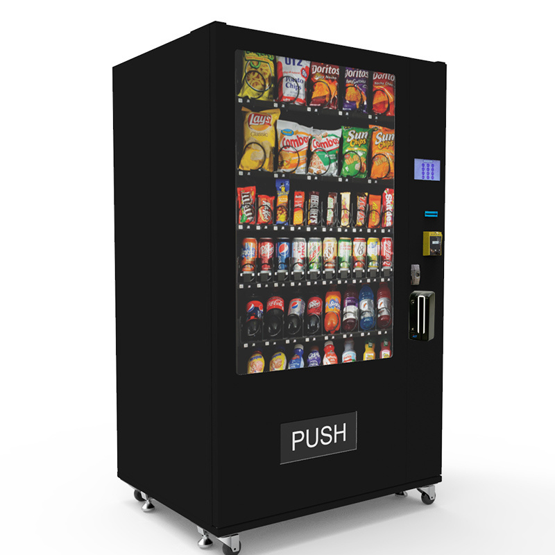 Germany Standard customized  Combo drink Vending Machine for foods and drinks Water Vending Machine  with Age Verification