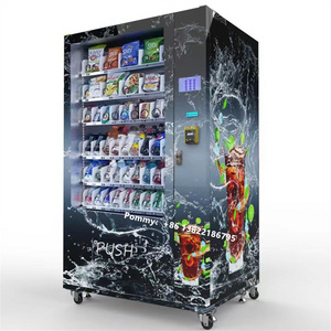 Self service Automatic Multifunctional Vending Machine drink vending machine refrigerator maquina expendedora